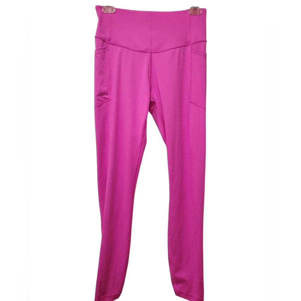 VICTORIA'S SECRET Essential High-Rise Leggings Size M Short - Hot Pink